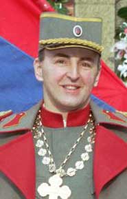 Arkan in uniform